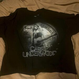 Carrie Underwood VTG Y2K Storyteller Tour Custom Crop Tour Shirt